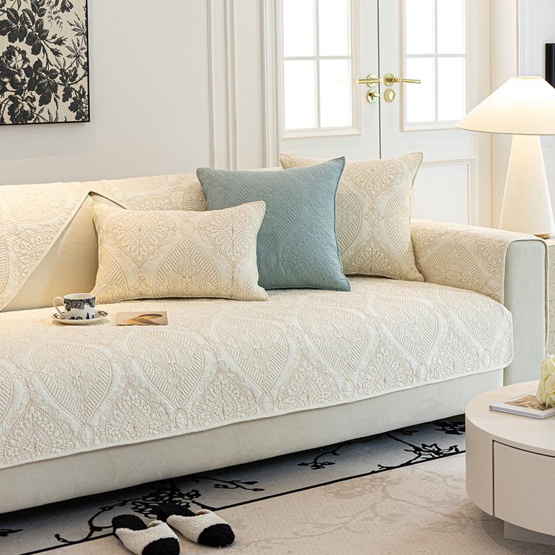 Sofa Cushion Cotton Four Seasons Universal Sofa Cover Cloth Anti-Scratching Non-Slip Sofa Cushion