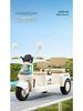 Children's Electric Two-Seater Motorcycle: Rechargeable Three-Wheeler Toy for Boys and Girls
