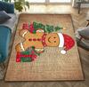 1pc Christmas Tree Area Rug with Christmas Tree Patterned Christmas Floor Mats Large Size Mats for Terrace Home Decoration Rugs