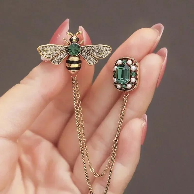 High End Utsøkt Damesett Brosje Genser Pins og tilbehør Luksus og elegante brosjer Brosjer for kvinner Bee Brosjer