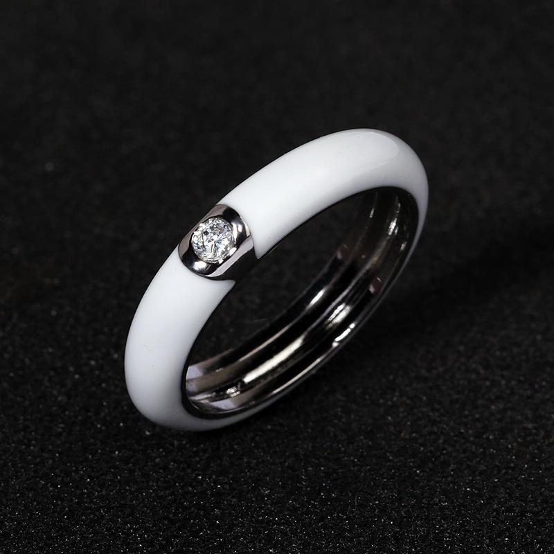 Anello in Argento 925 Creativo Retrò Smalto Colorato Anello Minimalista Fiore Femminile Per Donne Matrimonio Festa Fidanzamento Gioielli Regalo