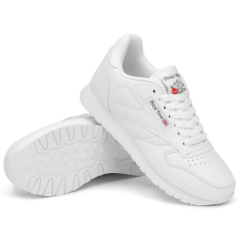 

Новые осенние классические универсальные и минималистичные спортивные туфли Легкие и модные повседневные туфли на шнуровке Размеры 36-47 для мужчин женщин 42 белый