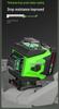 16-Line High-Precision Outdoor Green Laser Level with Strong Light and 12 Infrared Wall Stickers