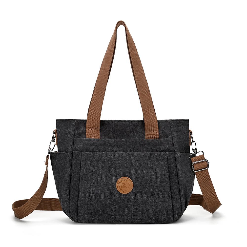 Women's Canvas Large Capacity Tote Bag Shoulder Bag