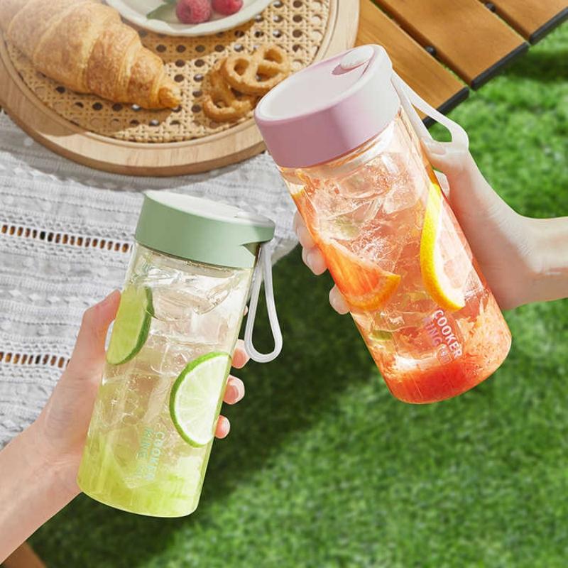 550ml Portable Water Bottle with Filter - Tritan Material Without BPA Sports Water Cup, for Fitness, and Outdoor Activities