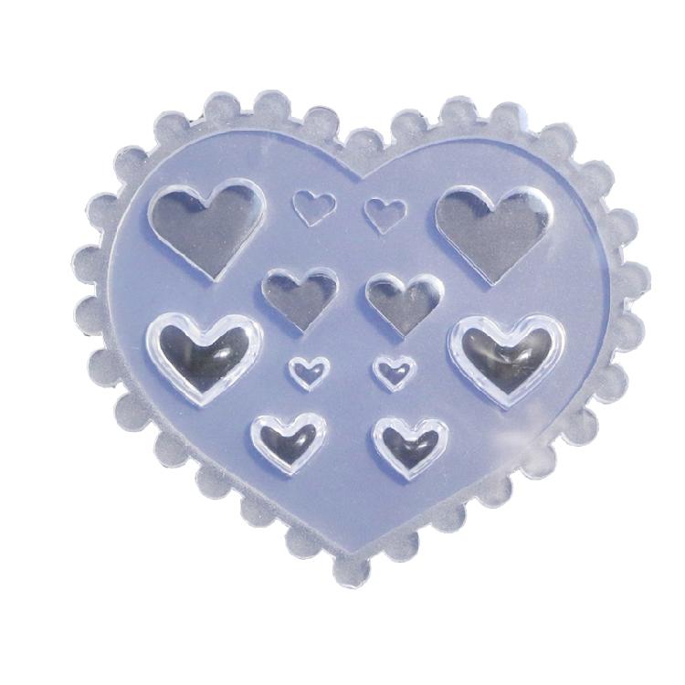 3D Silicone Mold Nails Art Carving Mold for DIY Nail Art Decors Nail Art Template Mini Size Nail Art Silicone Mold