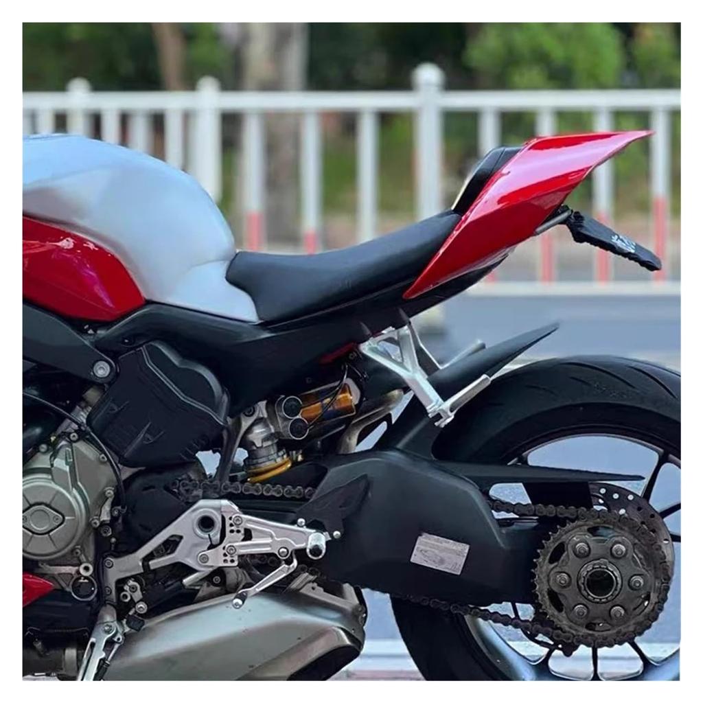 Motorcycle License Plate Stay for Ducati Panigale V2 V4 V4S 2018-2024 Motorcycle License Plate Holder LED Light Tail Tie Defender