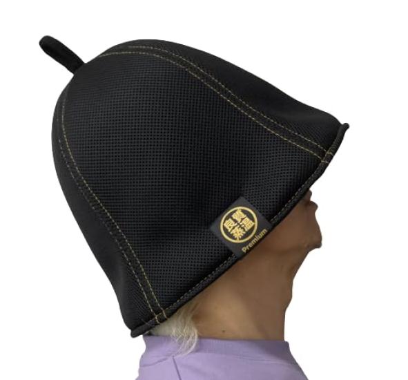 

Теперь доступно в размере M, сетчатый полиэстер, двусторонний, для сауны, оригинальный, удобный, Тройной!! размер!! 3-слойная, 3-слойная структура следующего поколения, материал, шляпа, чёрный