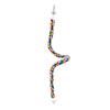 Colorful Parrot Rope Toy 40/80//105/200cm Parrot Stand Chewing Station Bird Perch for Cage  Parrot