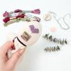 Wooden Darning Mushroom and Eggs Shape Mending Tool Set with Large Eye Needle and Multicolor Threads for Sewing Repair