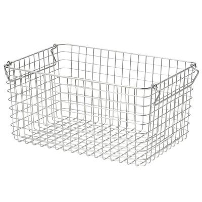 MUJI Stainless Steel Wire Basket 37cm W X 26cm D X 18cm Basket 4, Approx. H, 44831496,