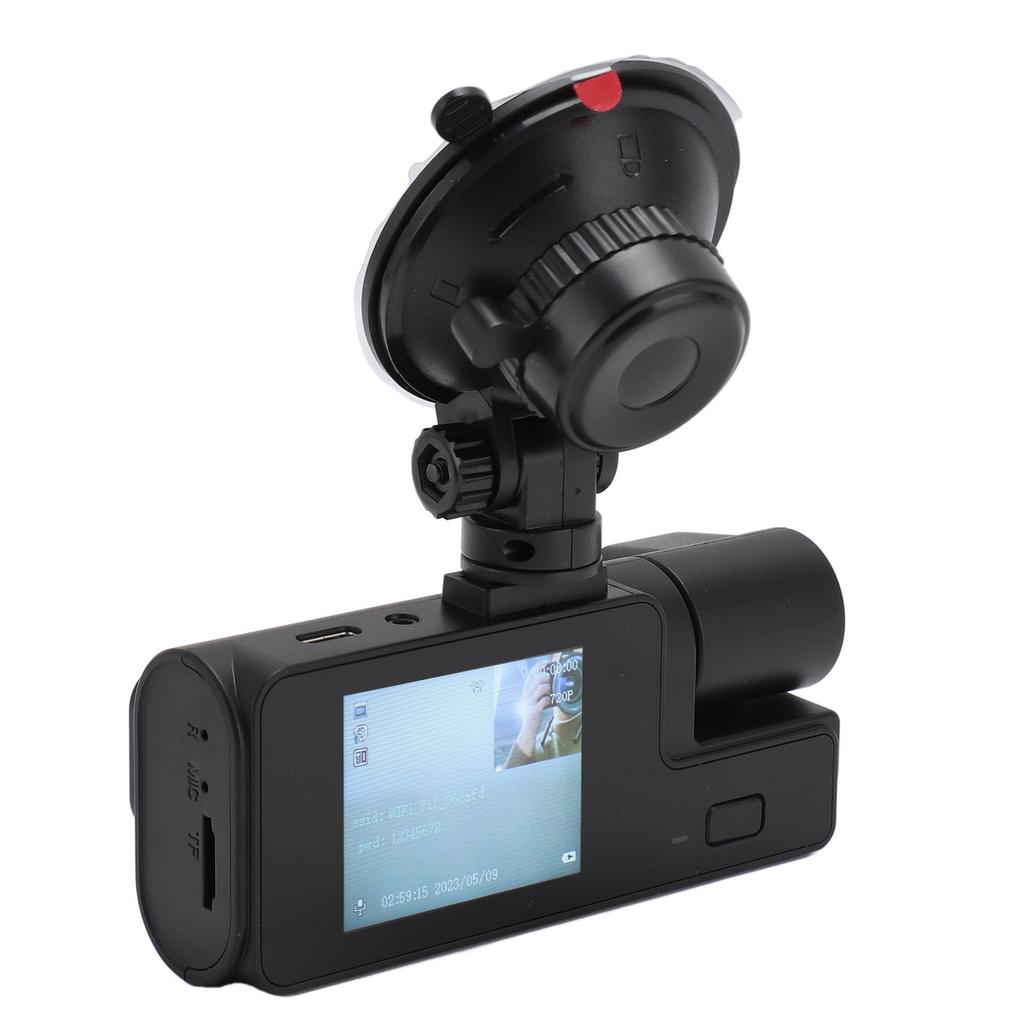 3 Channel Dash Cam Wireless WiFi Car Camera Infrared Night Vision Motion Detection G Sensor Car