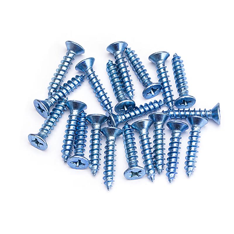 Carbon Steel Blue-White Zinc Self-Tapping Screws