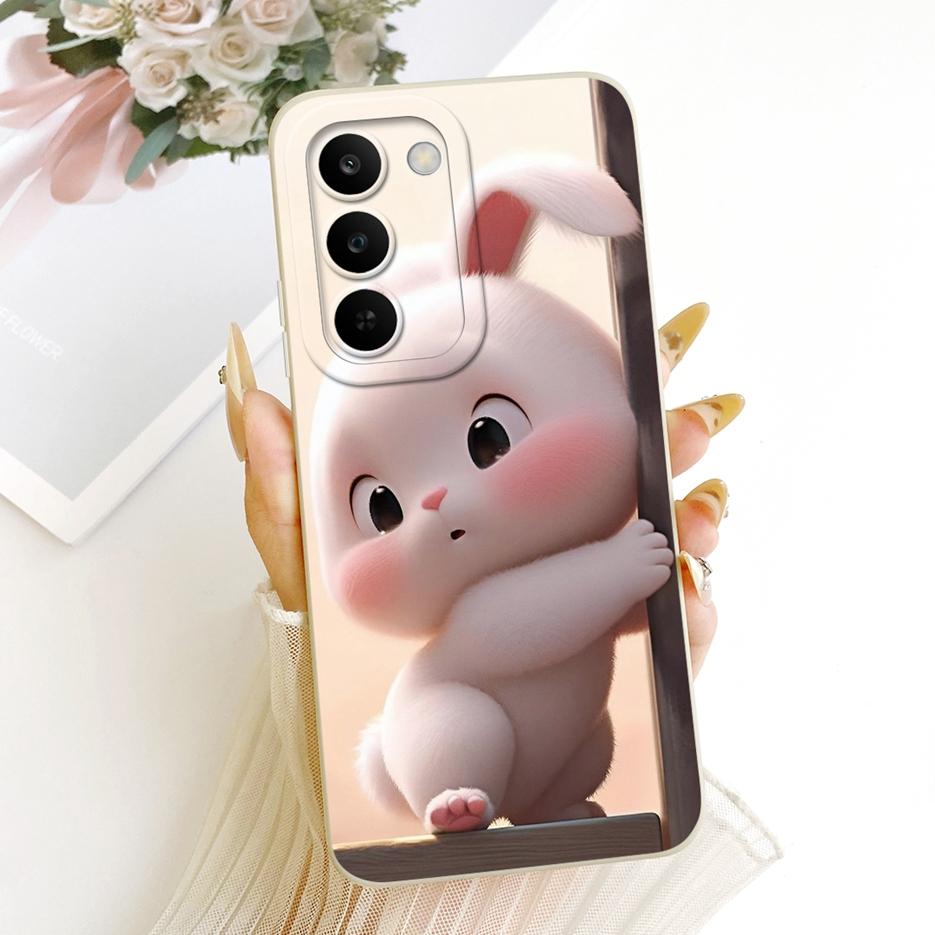 For Realme C83 5G Case Realme P4 Lite 5G RMX5261 Cute Rabbit Cartoon Cover Soft Silicone Case For Realme C100 5G RealmeC83 Shell