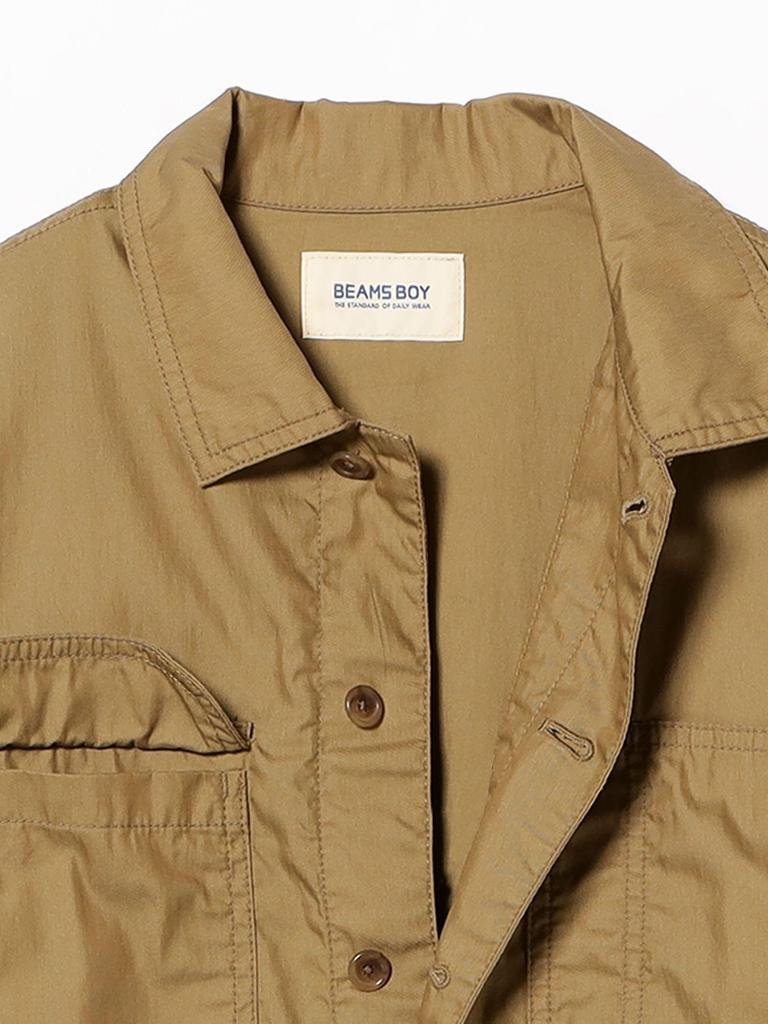 Beams Boy Women's All-in-One Shorts, Beige Free