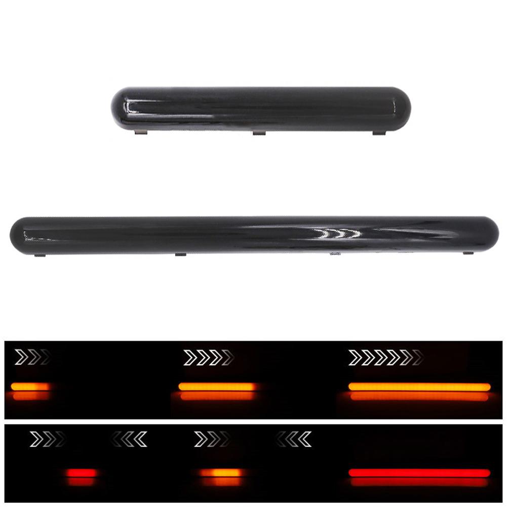 Auto LED Rücklicht 2 in 1 Bremslicht DRL Fahrlicht Lauflicht Blinker Rot Gelbes Licht Für LKW Anhänger Bus 12V-24V