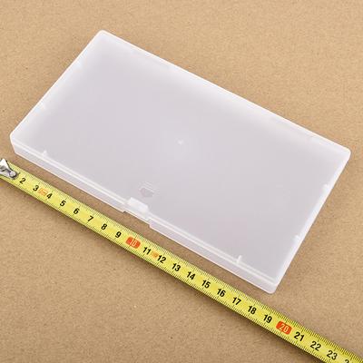 1Pc Plastic Transparent Box For Mask Storage Box Large Size Small Accessory Storage Frosted Plastic Box