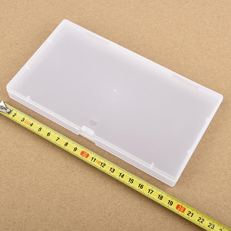

1 шт. Пластиковая прозрачная коробка для хранения масок, Большая, для хранения мелких аксессуаров, Матовая пластиковая коробка прозрачный
