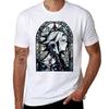 Stained Glass Arlecchino TShirt Soft Basic Cotton Short Sleeve Tee TShirt