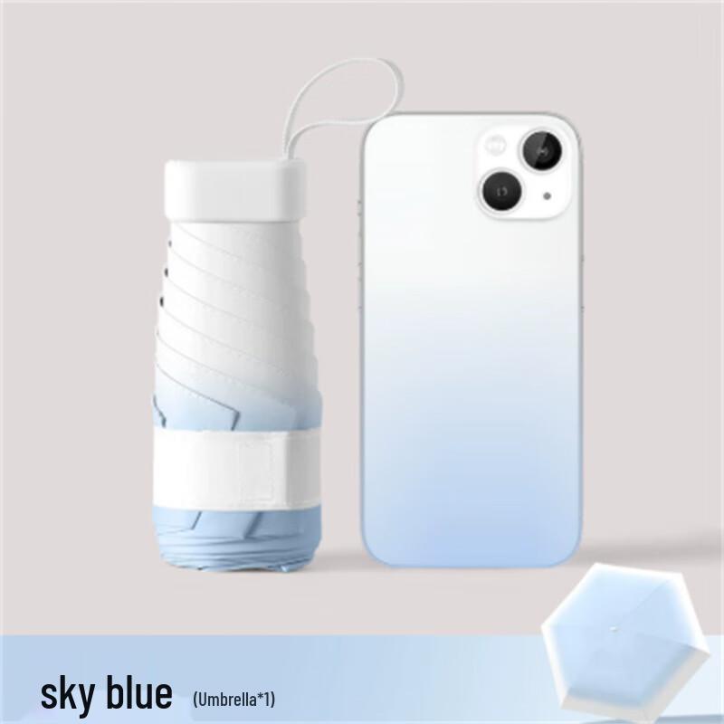 

Upgraded Black Glue Five-Fold Sun & Rain Umbrella