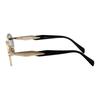 Prada Brand Logo Design, Metal, Oval, Sunglasses, Same Style for Men and Women, Couple Style, Gold