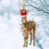 Nowe Dekoracje Świąteczne Akrylowa Zawieszka Kogut Jeleń Flaming Lew Zawieszka Dekoracje Festiwalowe Boże Narodzenie