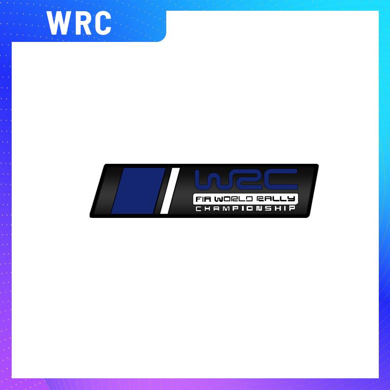 

1PCS Metal WRC FIA World Rally Championship Logo For Polo Golf Jetta CC Bora Emblem Car Front Grill Rear Trunk Sticker Badge