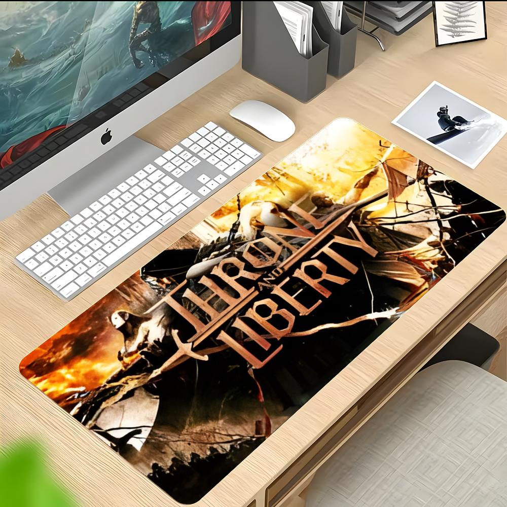 Cool Mmo Game TThrone And Liberty Mouse Pad Thick Stitched Edge Gaming Mousepad Large NonSlip Desk Mat