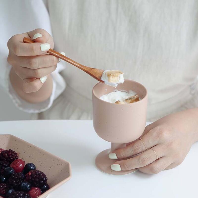 Nicott Wood Pawpaw Teaspoon Tea Fork Long Butter Knife Long butter knife