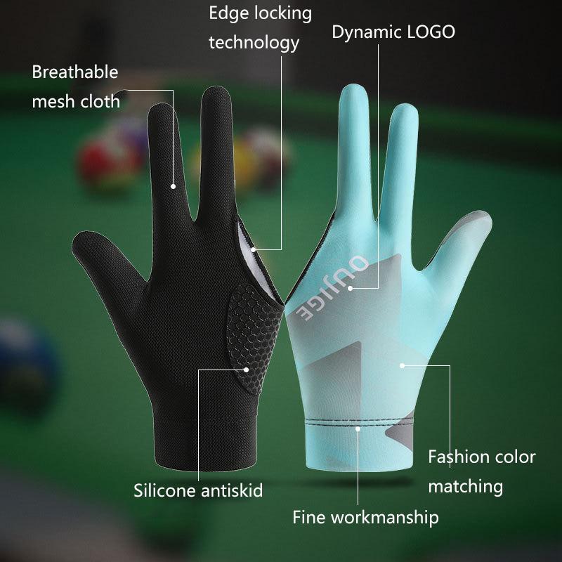 1Piece Billiards Glove Snooker Billiard Glove Non Slip Stickers Elasticity Billiard Training Gloves Accessories