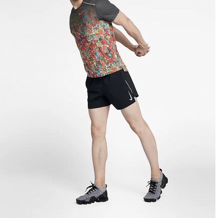 Nike Dri-Fit Flex Stride 5-Inch Shorts Men Bottoms Black CI9899-010
