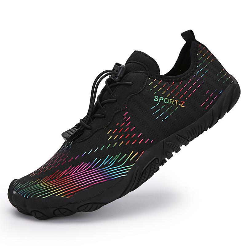 Men's mountaineering, hiking, rock climbing shoes, barefoot five-finger shoes, women's outdoor swimming, creek walking and wading sports and leisure