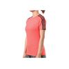 Adidas Womens Training Series Fashion Comfortable Soft Skin-Friendly Quick-Dry Short Sleeve Raglan T-Shirt Women Tops Red EH8724