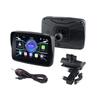 EKIY 5.0 inch Wireless CarPlay Moto Android Auto Portable Digital Motorcycle Dashboard GPS Navigation Display Screen Monitor