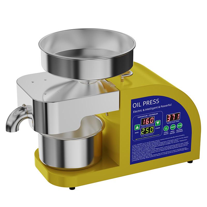 2025 Stainless Steel Home Oil Press Machine - 1100W High Power for Commercial Use