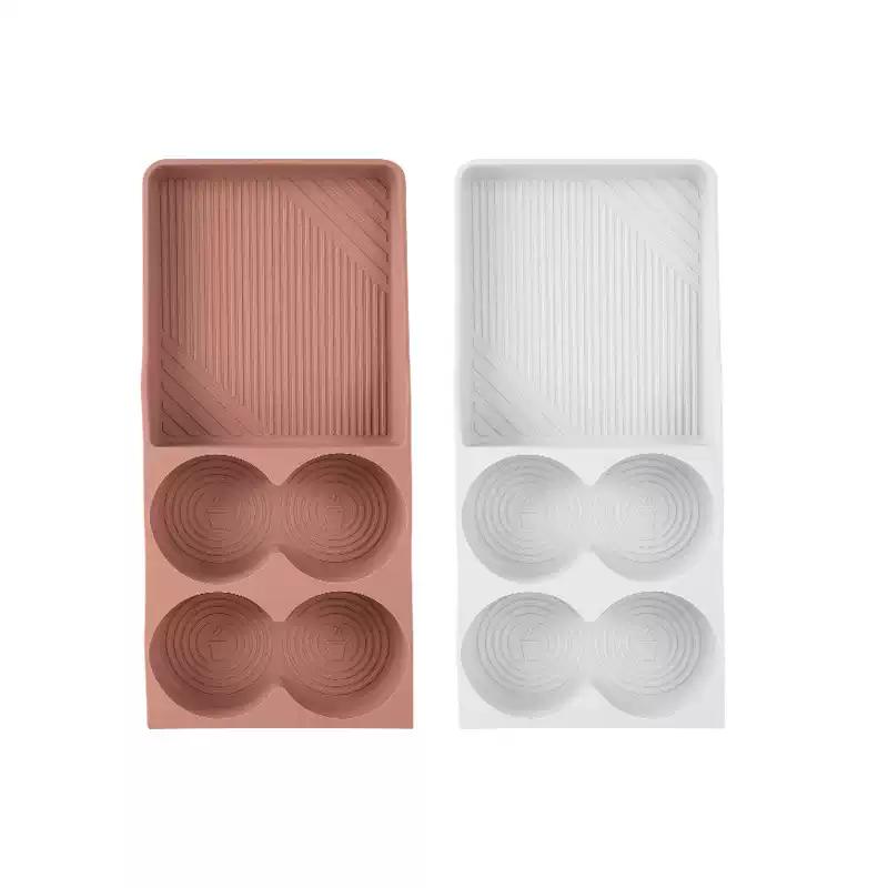 For Leapmotor D19 2026 Car Mounted Central Control Refrigerator Pad Water Cup Holder Silicone Anti Slip Interior Protection Pad