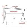 miflame Foldable Double Pole Drying Rack