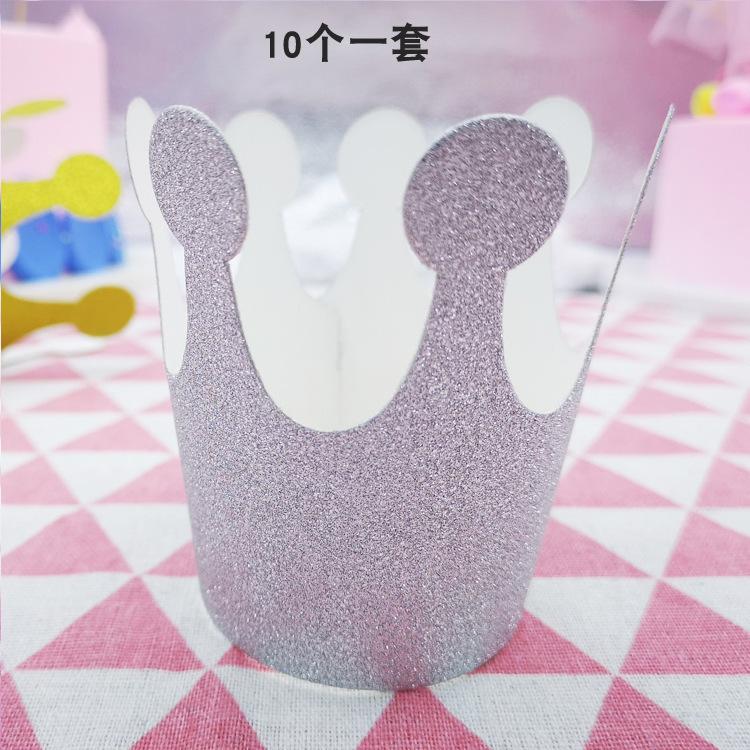 11-delars set, Barnfödelsedagspartymössa, Kronmössa, Födelsedagsmössa, Födelsedagsfest Pom-pom-möss-set Anpassat.