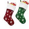 Personalised Embroidery Christmas Stocking - Works as Santa Sack & Christmas Eve Bag Ideal Christmas Gift & Holiday Decoration