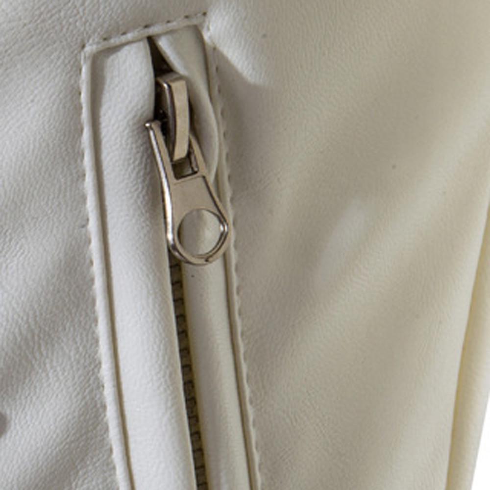 Herren Winter Casual Leder Reißverschluss Langarm Jacke Mantel Oberteile