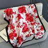 New Women Scarves Spring Summer Autumn Luxury Print Thin Light Satin Scarf Fashion Wrap Shawls 55 Colors Elegant Bandana Poncho