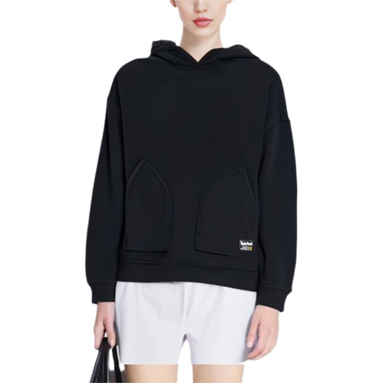 Timberland Casual Hooded Sweatshirt Women tops Black A2GF2-001