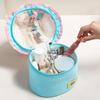 Cute Mushroom Shaped Makeup Cosmetic Bag Large Capacity Portable Toiletry Bag Travel Bag Storage Travel Organizer