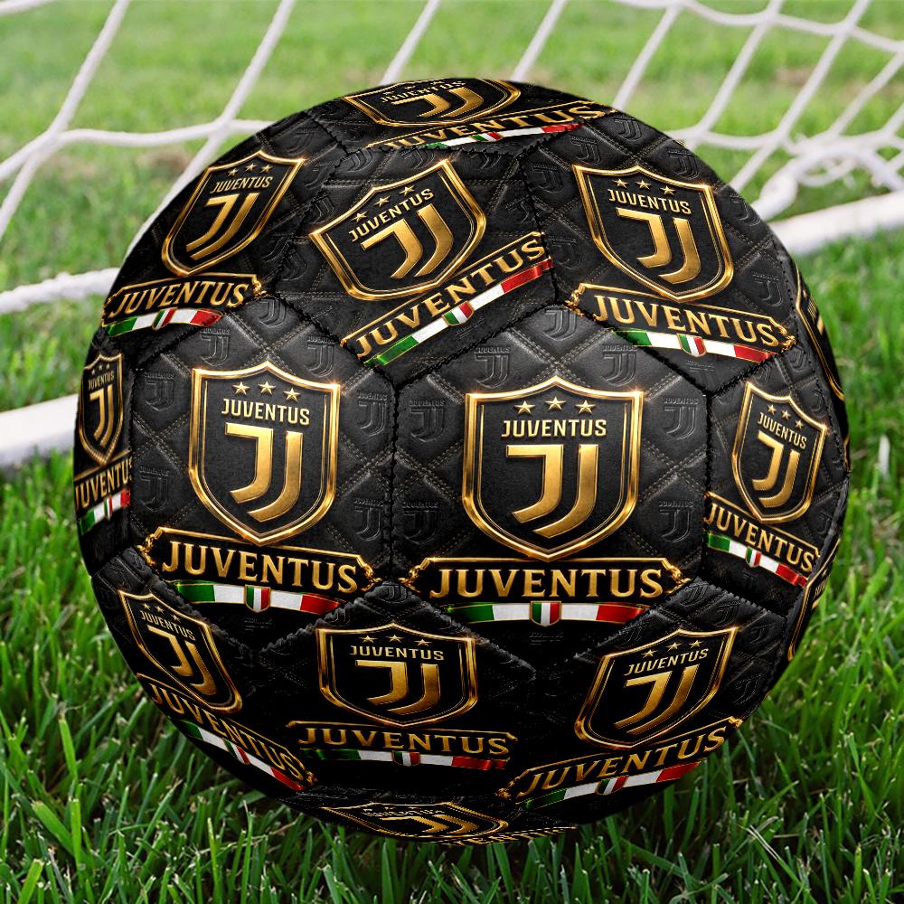 Pallone da Calcio Juventus Football Club Tema Misura 5, Adatto sia per Partite Indoor che Outdoor, un Regalo Adatto a Tutti.