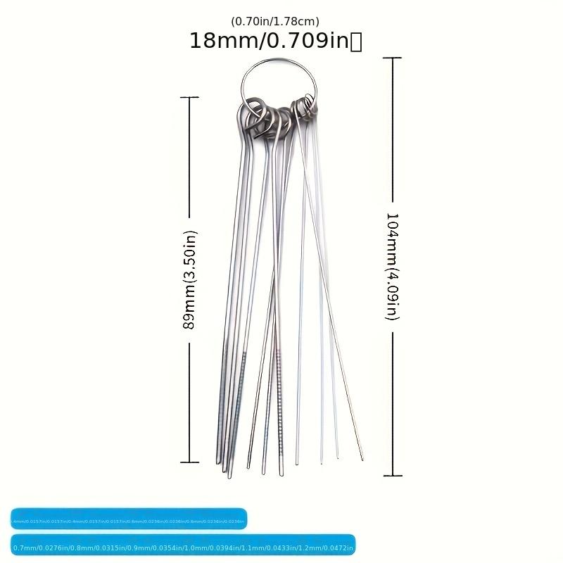 1 Box Portable Shower Head Hole Cleaning Brush, Mini Nozzle Unclogging Tool, Reusable Deep Cleaning Needle Brush for Bathroom Kitchen Faucet