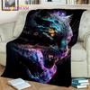 Beast Tiger Lion Leopard Animal Wildlife Cartoon Blanket,Soft Throw Blanket for Home Bedroom Bed Sofa Picnic Cover Blanket Kids
