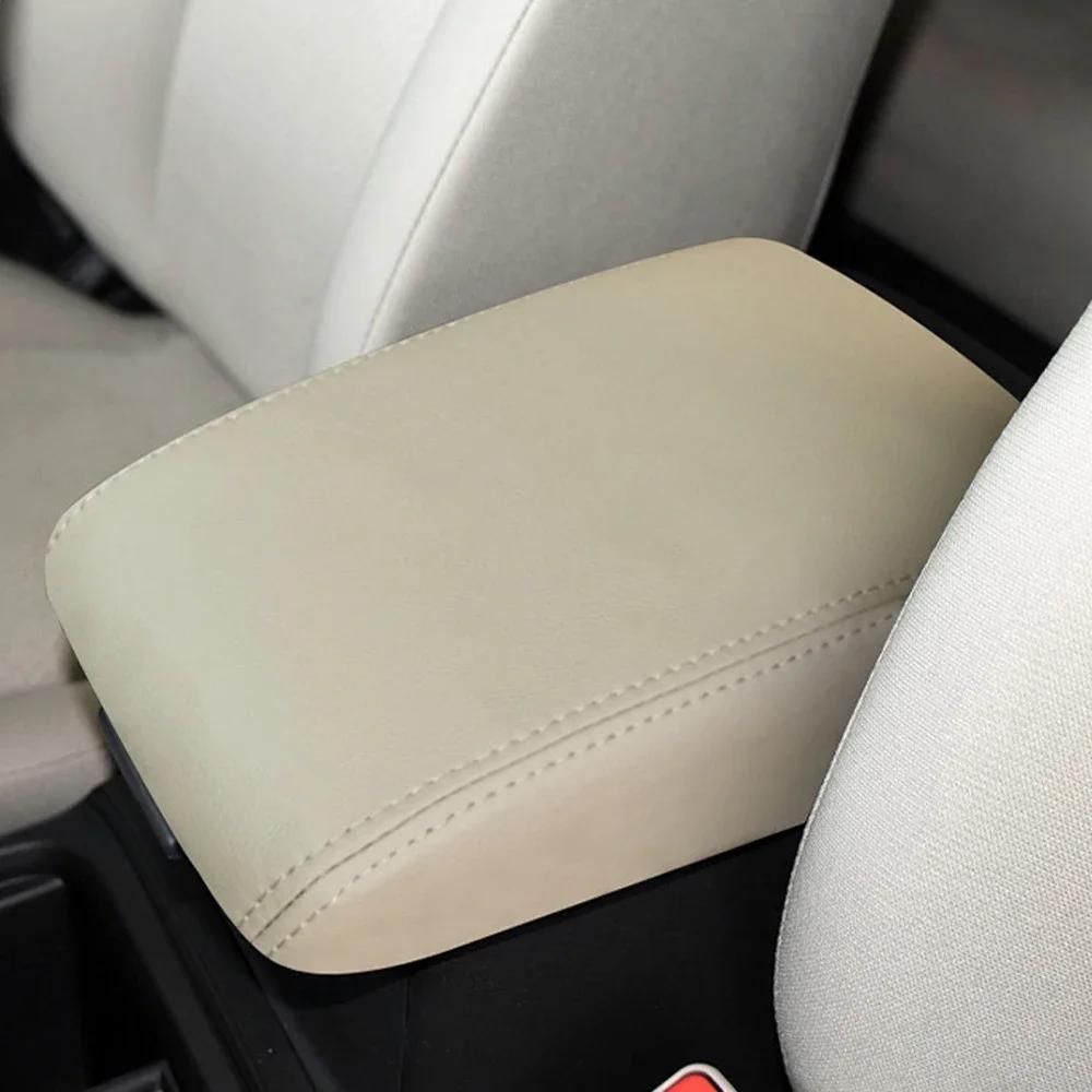 PU Leather Car Armrest Box Center Console Lid Armrest Cover Car Accessories for Honda CRV 2012 2013 2014 2015 2016