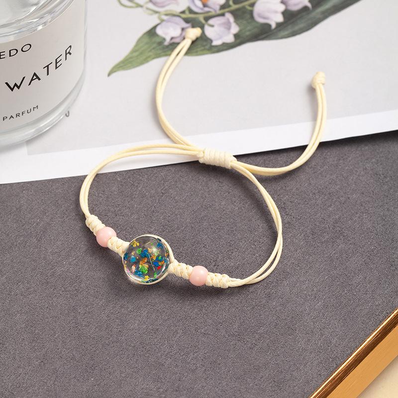 Прямые продажи Свежий и сладкий Кружево в цыганском стиле Цветок Сухоцвет Браслет Керамический браслет Jingdezhen Цветок вишни Нарцисс