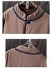 Women's Retro Mid-Length Cotton Jacket - Thick, Warm, Loose-Fit Winter Coat for 2026