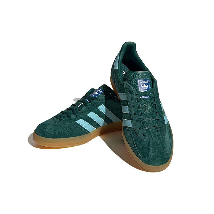 Adidas Gazelle Collegiate Green Hazy Sky Unisex Sneakers Victory-Gold IG9979